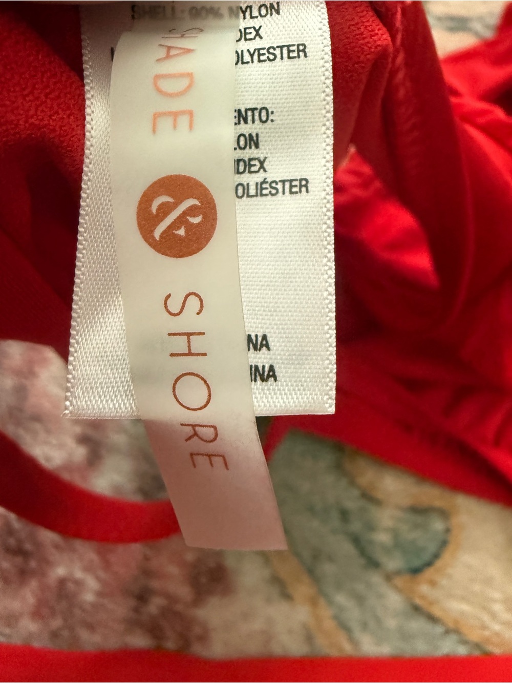 Shade & Shore Red Ruffle Triangle Bikini Set - Picture 3 of 4